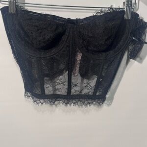 Victoria's Secret Black Bra with Lace and Underwire (NW)